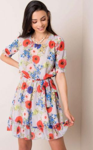 Gatio Dámske šaty (šedá) Farba: šedá, Veľkosť: 34