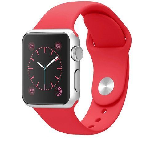 Tactical 498 Silikonový Řemínek pro iWatch 4 44mm Red (EU Blister)