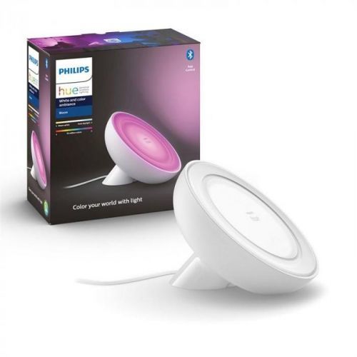 Stolná lampa Philips Hue Bloom, White and Color Ambiance biela...