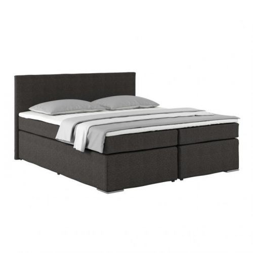 Posteľ Boxspring Nero Pl: 180/200cm, Hnedá