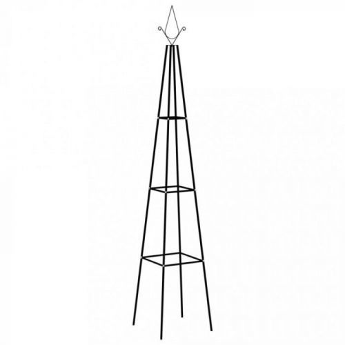 Zahradní opěra na pnoucí rostliny černá Dekorhome