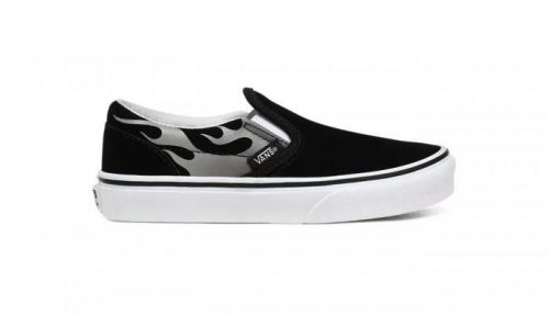 Vans Uy Classic Slip-On (Suede Flame) Kids čierne VN0A4BUTWKJ