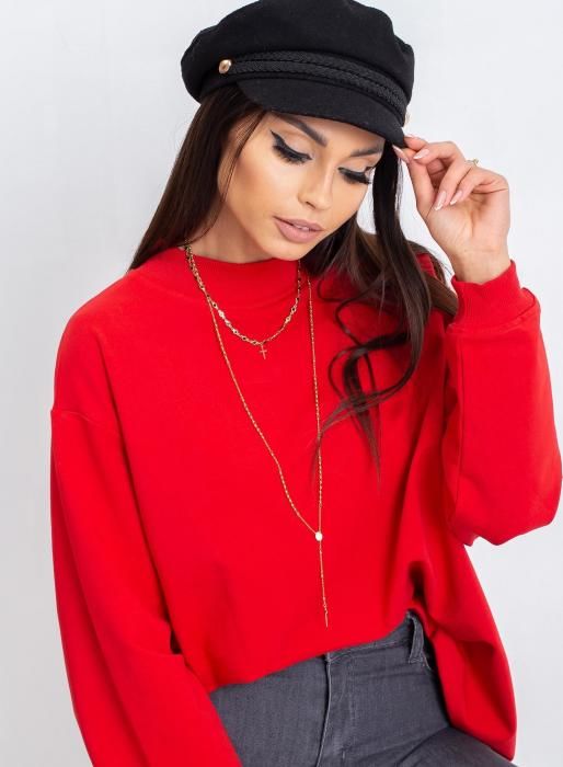 Gatio Dámska mikina (červená) Farba: červená, Veľkosť: S/M