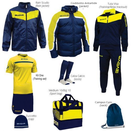BOX VITTORIA PREMIUM modrá-žltá L