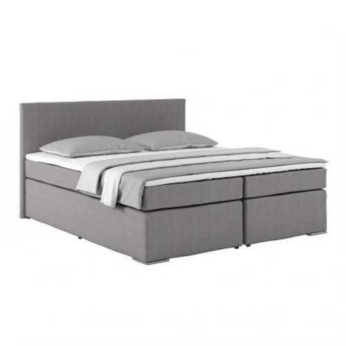 Posteľ Boxspring Nero Pl: 180/200cm, Sivá