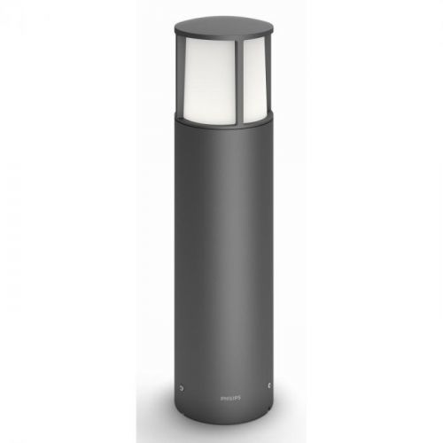Philips 16466/93/16 Stock Vonkajšie stĺpikové LED svietidlo 40 cm, antracit