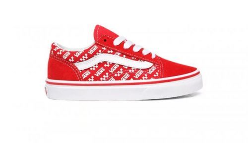 Vans Uy Old Skool (Logo Repeat) Kids červené VN0A4BUUW35