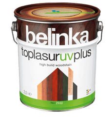 HG Helios Group Lazúra Belinka Toplasur UV Plus - hrubovrstvová lazúra na drevo - 19 - zelená - 5 L