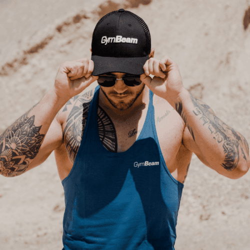 GymBeam Šiltovka Mesh Panel Cap Black  uni
