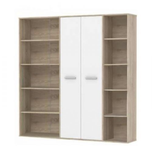 Skříň, dub sonoma / bílá, Maurus NEW MA50