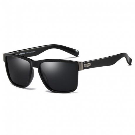 DUBERY Chicago 1 slnečné okuliare, Bright Black / Black