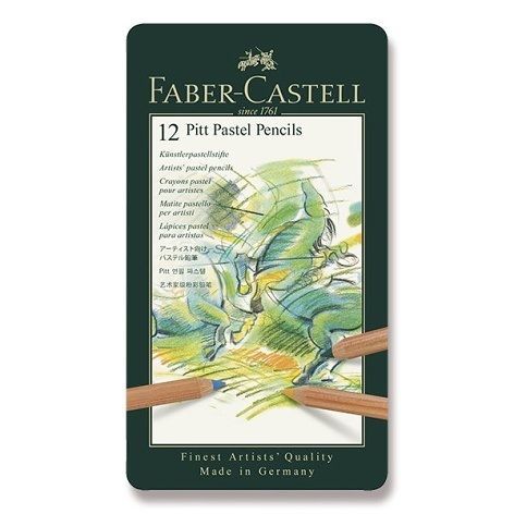 FABER-CASTELL CERUZKY UMEL. PITT PASTELL PLECH.KRAB. 12KS