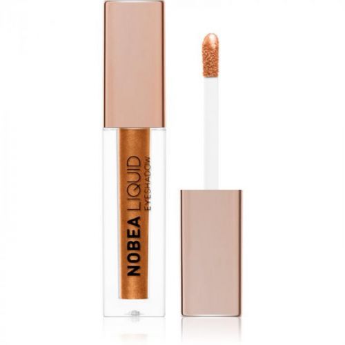 NOBEA Metal tekuté očné tiene odtieň Copper #E01 4 ml