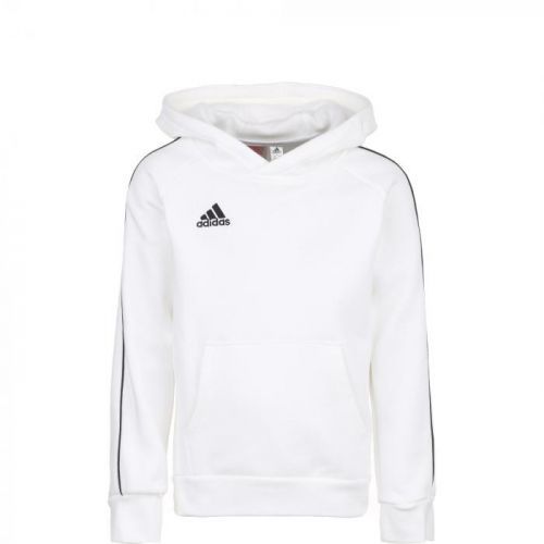 ADIDAS PERFORMANCE Športová mikina 'Core 18'  biela / čierna