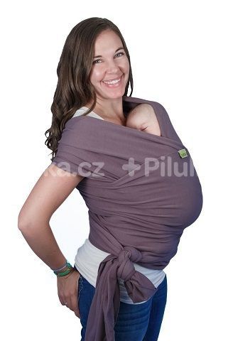 Nosič detí / šatka Boba Wrap Organic - Dark Gray
