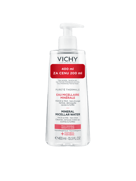VICHY PURETE THERMALE Micelárna voda sensitive 1x400 ml