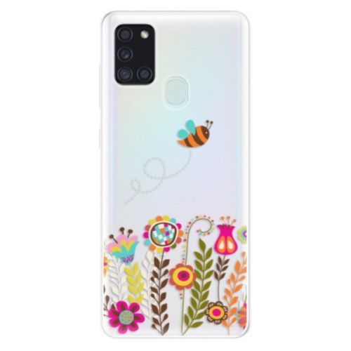 Odolné silikónové puzdro iSaprio - Bee 01 - Samsung Galaxy A21s