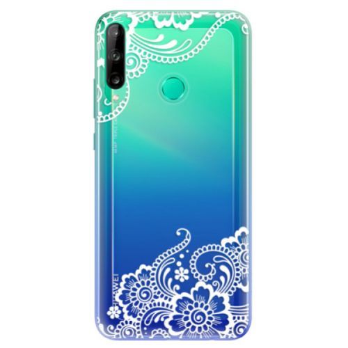 Odolné silikónové puzdro iSaprio - White Lace 02 - Huawei P40 Lite E