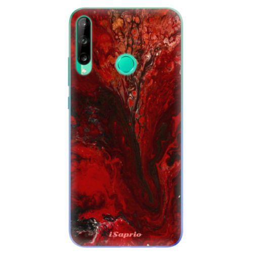 Odolné silikónové puzdro iSaprio - RedMarble 17 - Huawei P40 Lite E
