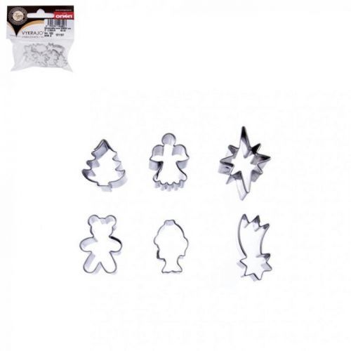 Vykrajovačka nerez VIANOCE mix 6 ks malá