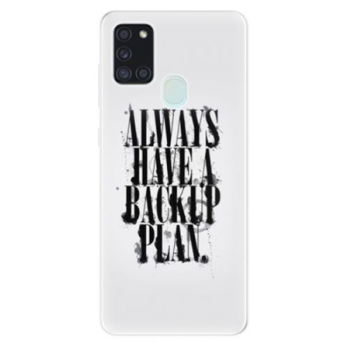 Odolné silikónové puzdro iSaprio - Backup Plan - Samsung Galaxy A21s