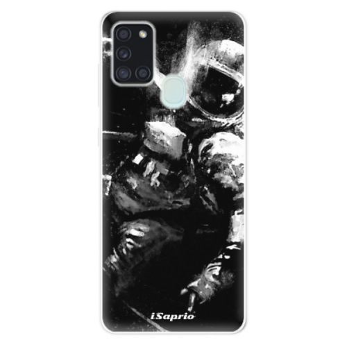 Odolné silikónové puzdro iSaprio - Astronaut 02 - Samsung Galaxy A21s