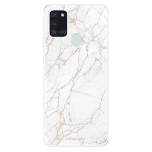 Odolné silikónové puzdro iSaprio - GoldMarble 13 - Samsung Galaxy A21s