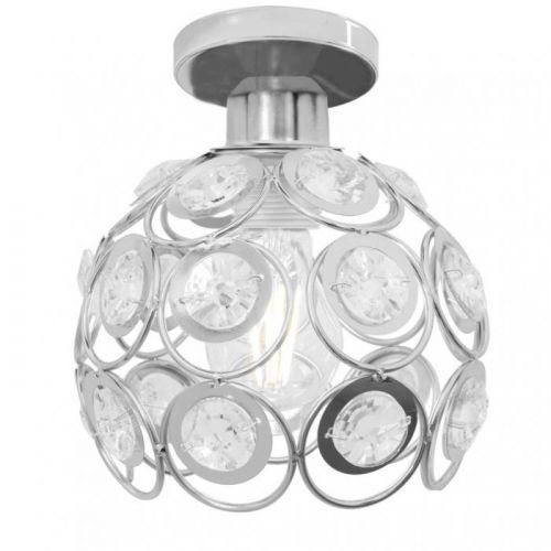 Stropné svietidlo TooLight Loft Crystal II strieborné