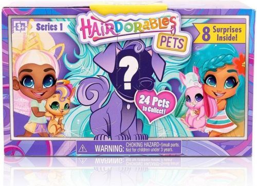 Teddies TM TOYS HAIRDORABLES kúzelné bábiky - maznáčikovia