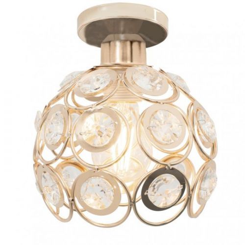 Stropné svietidlo TooLight Loft Crystal II zlaté
