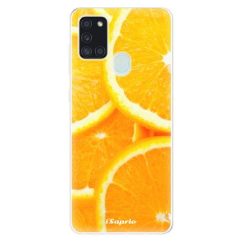 Odolné silikónové puzdro iSaprio - Orange 10 - Samsung Galaxy A21s