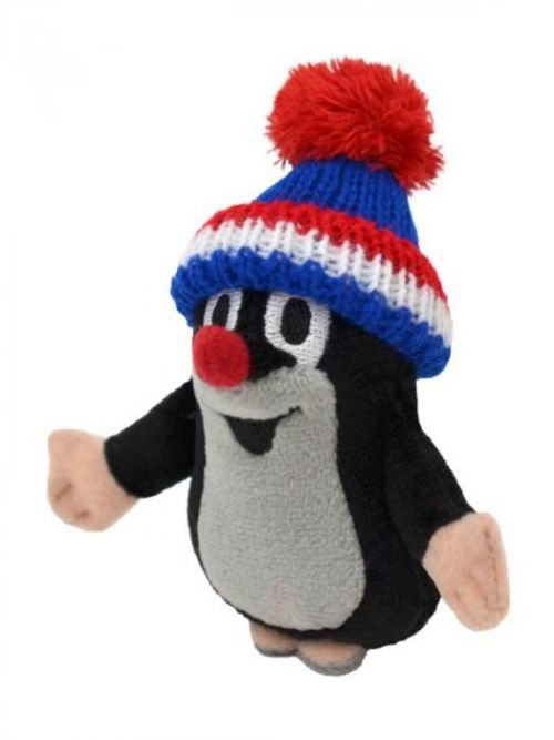 Morávka Ústredňa Krtko 10cm, čiapka modrá-trik.