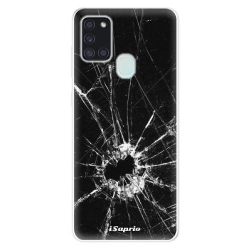 Odolné silikónové puzdro iSaprio - Broken Glass 10 - Samsung Galaxy A21s