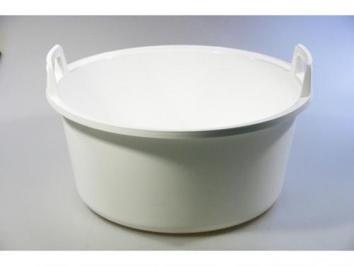 Škopok 56x25cm biely 40 l