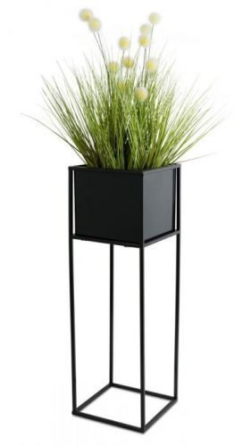 Květinový stojan Willa 70 cm černý