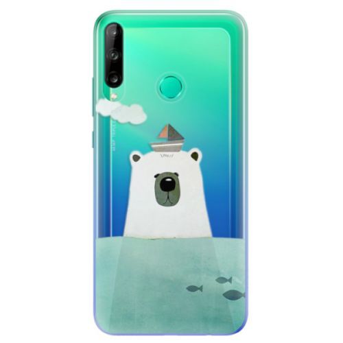 Odolné silikónové puzdro iSaprio - Bear With Boat - Huawei P40 Lite E