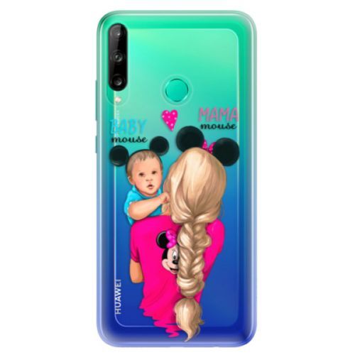 Odolné silikónové puzdro iSaprio - Mama Mouse Blonde and Boy - Huawei P40 Lite E