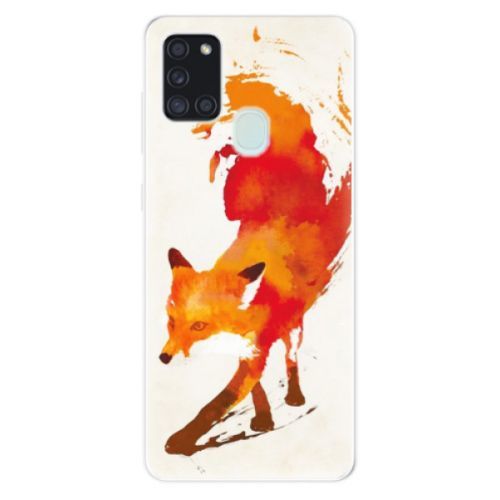 Odolné silikónové puzdro iSaprio - Fast Fox - Samsung Galaxy A21s