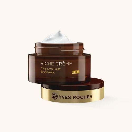 Yves Rocher Nočná starostlivosť proti vráskam Riche Créme 50 ml
