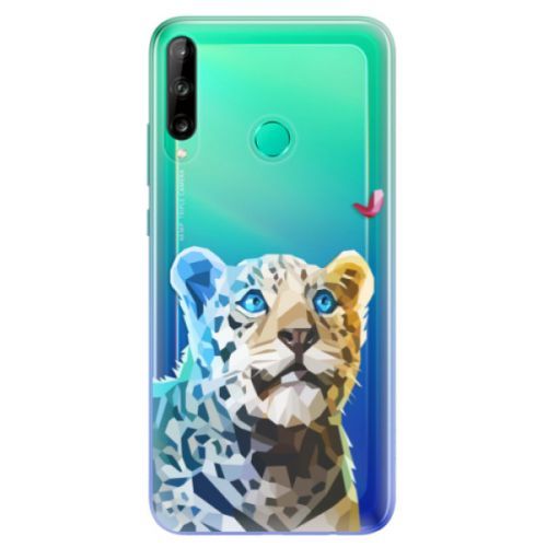Odolné silikónové puzdro iSaprio - Leopard With Butterfly - Huawei P40 Lite E