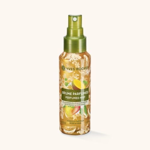 Yves Rocher Parfumovaný sprej na telo a vlasy Mango & koriander 100 ml