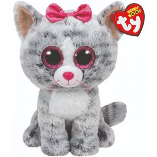 Meteor Beanie Boos KIKI - sivá mačka 24 cm