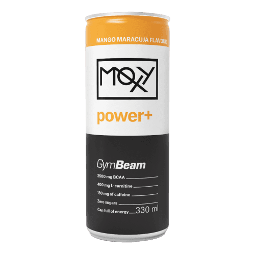GymBeam Moxy Power+ Energy Drink 330ml mango marakuja