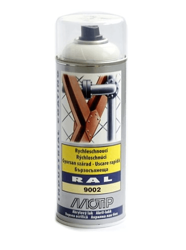 MoTip  MOTIP Industrial - akrylová farba v spreji - RAL 7043 - dopravná sivá - 400 ml