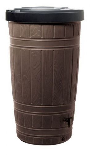 Sud na dešťovou vodu WOODMAN tm.hnědý 265l