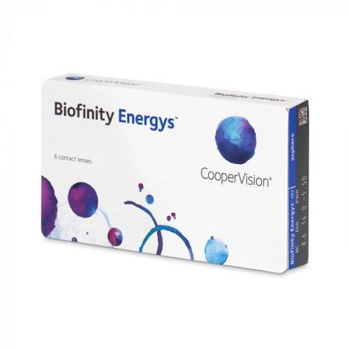 COOPERVISION Biofinity Energys 6 šošoviek, Počet dioptrií: -0,5, Počet ks: 6 ks, Priemer: 14,0, Zakrivenie: 8,6