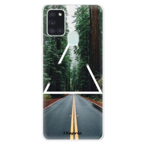 Odolné silikónové puzdro iSaprio - Triangle 01 - Samsung Galaxy A21s