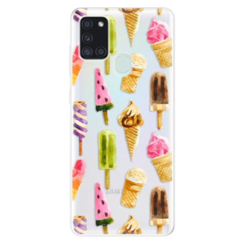 Odolné silikónové puzdro iSaprio - Ice Cream - Samsung Galaxy A21s