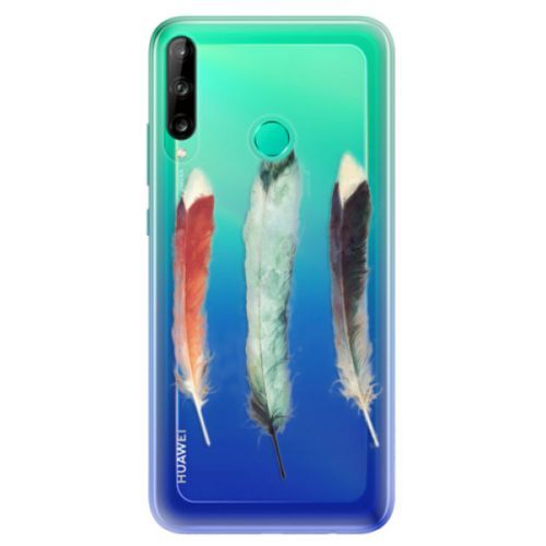Odolné silikónové puzdro iSaprio - Three Feathers - Huawei P40 Lite E