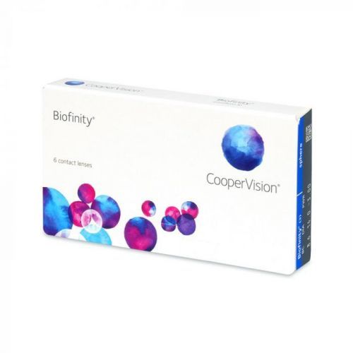 COOPERVISION Biofinity 6 šošoviek, Počet dioptrií: -0,5, Počet ks: 6 ks, Priemer: 14,0, Zakrivenie: 8,6